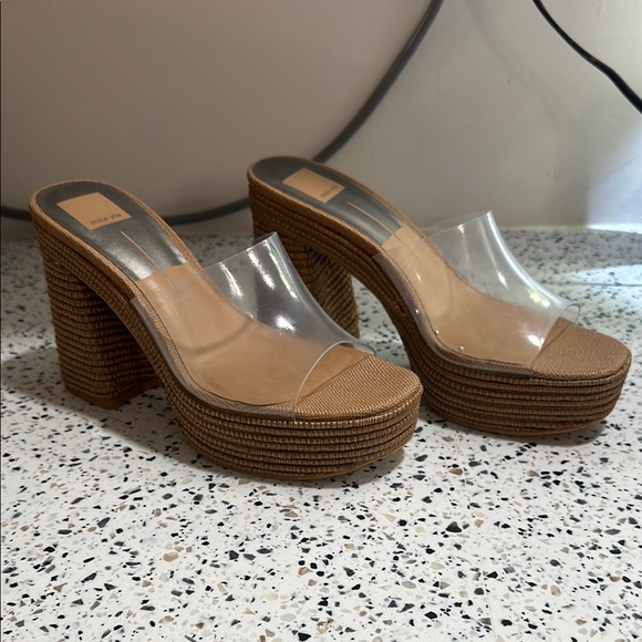 Dolce Vita Shoes - Dolce vita Clear Strap Platform Heels